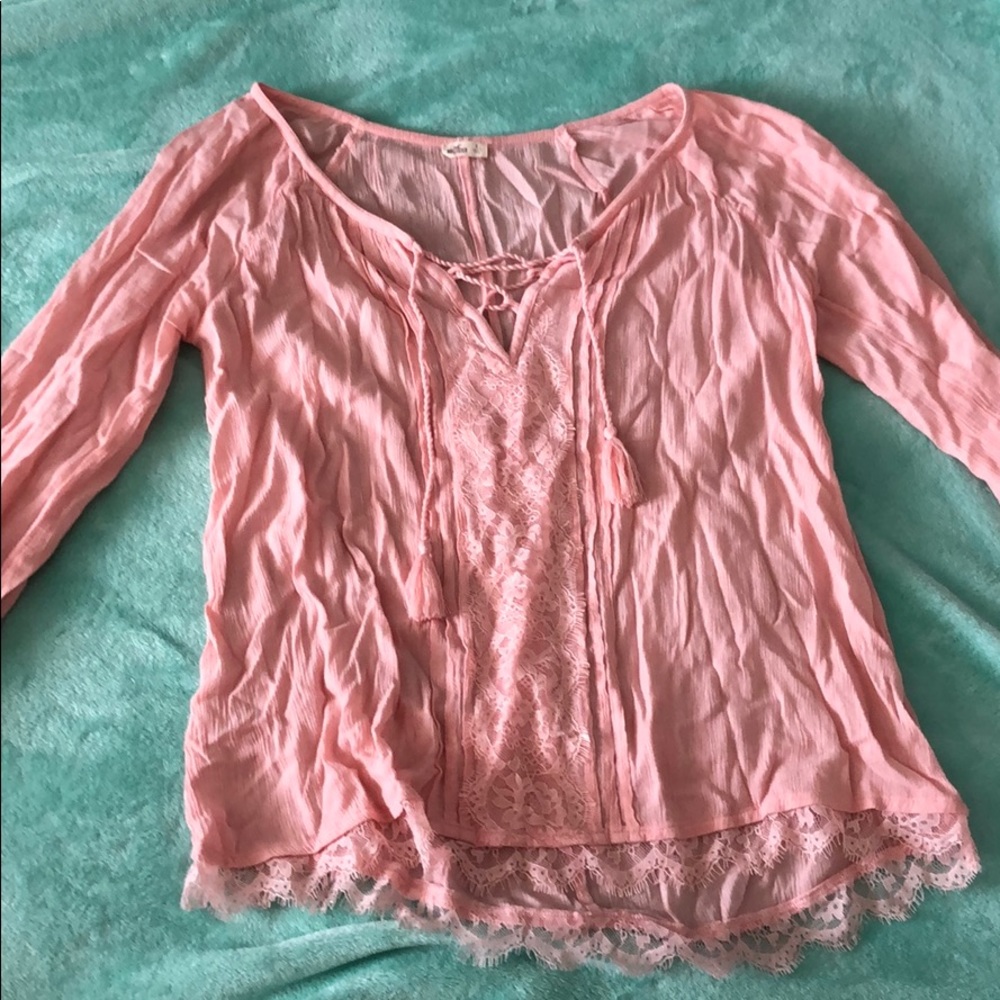 Hollister peasant top